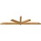 Ekena Millwork Kennewick Rough Sawn Timber Gable Bracket, Western Red Cedar, 108"W x 27"H x 4"D x 4"F, 6/12 Pitch GBW108X27X0404KEN00RWR - alternate 4